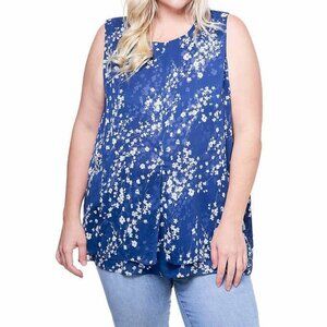 NEW Cristina B Sleeveless Tunic - Floral